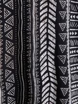 Black & White Ethnic Pattern Printed Shirt