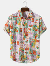 Multi Color Floral Pattern Printed Shirt