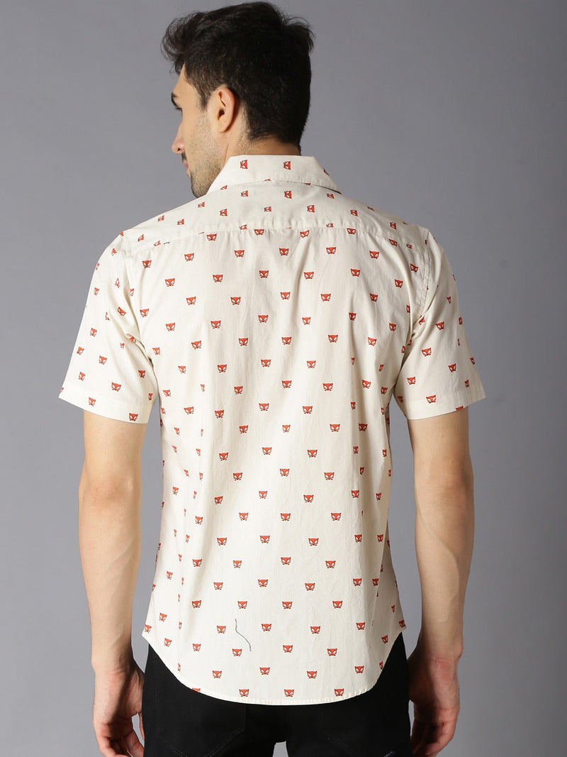 WHITE FOX PRINTED SHIRT